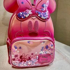 Disney Box lunch sold out bag confetti Minnie Mouse loungefly